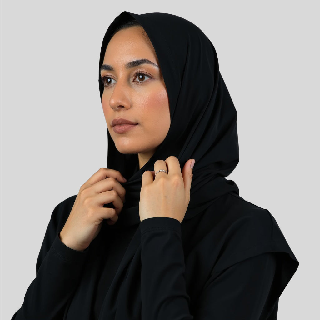 Sports Hijab - Black