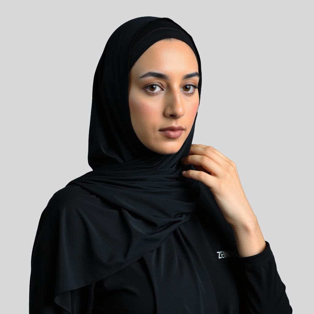 Sports Hijab - Black