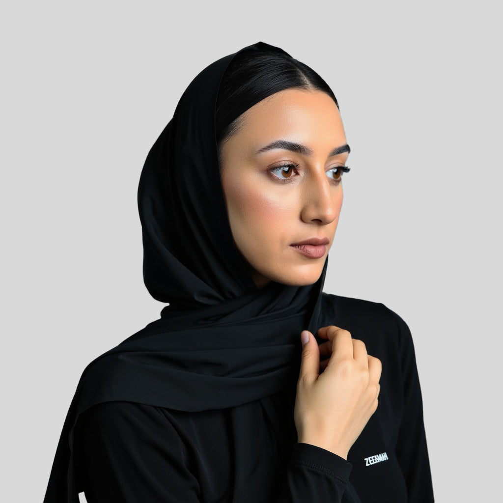 Sports Hijab - Black