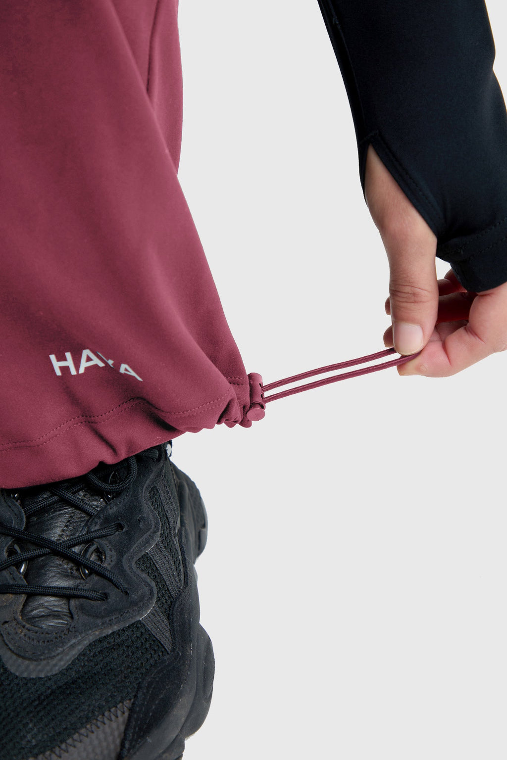 Wide Leg Pant - Burgundy