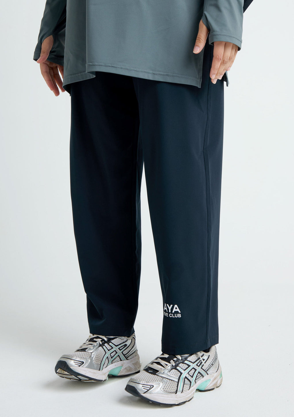 "Active Club" Straight Training Joggers - Black